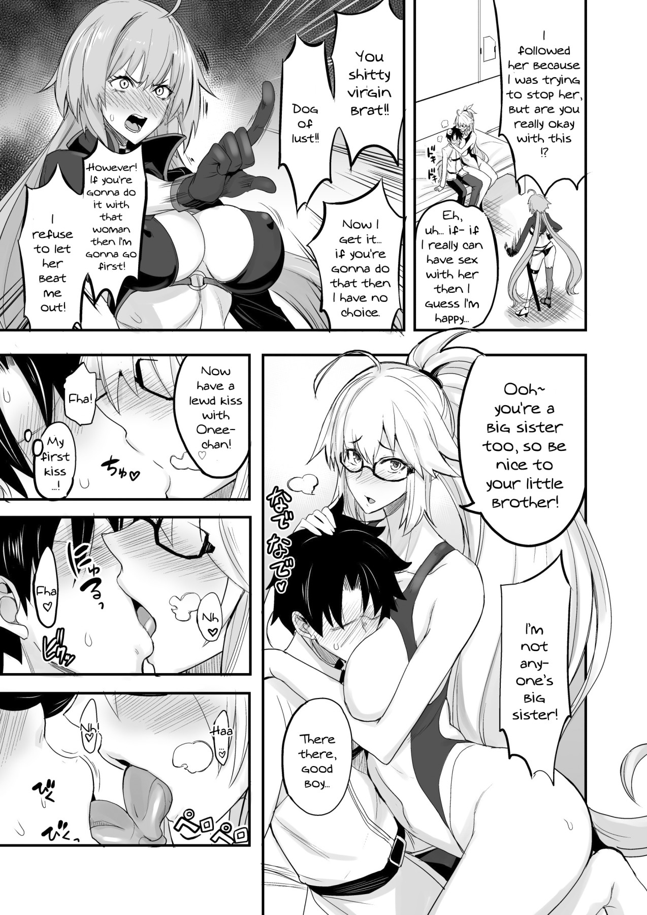 Hentai Manga Comic-W Jeanne vs Master-Read-4